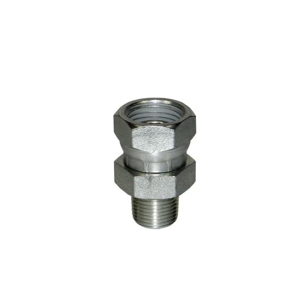 Bedford Precision Swivel Adapter 3/8in NPTm x 1/2in NPSf